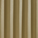 Fusion Strata Single Panel Eyelet Door Curtain in Ochre