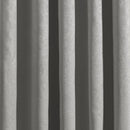 Fusion Strata Single Panel Eyelet Door Curtain in Silver