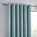 Fusion Strata Eyelet Curtains in Duck Egg