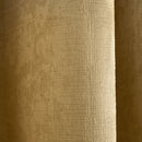 Fusion Strata Eyelet Curtains in Ochre