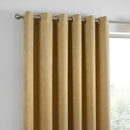 Fusion Strata Eyelet Curtains in Ochre