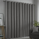 Fusion Strata Eyelet Curtains in Silver