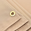 Sun Block Shade Cloth with Taped Edge Copper Grommets