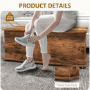 HOMCOM Storage Chest With Lid, 113L Storage Box