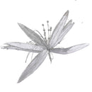 Christmas Sparkle Super Flower Decoration Glitter 45cm