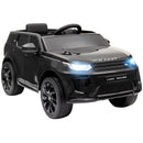 AIYAPLAY Land Rover Licensed Kids Electric Car W/ Remote Music - White/Black