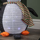 72cm Battery Operated Light up Pop up Christmas Penguin with Cool White LEDs