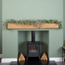 1.8m Pine Needle Christmas Garland with Pinecones and 120 Warm White LEDs