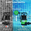 Outsunny 400W Water Pump With Float Switch, 9000L/H Electric Sump Pump