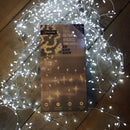 1000 LED 20m Premier Tree Ultra Brights Indoor Outdoor Multifunction Christmas Lights with Timer on Green Wire in Cool White
