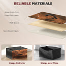 HOMCOM Fabric Chest of Drawers, 4 Drawer Dresser for Bedroom