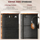 HOMCOM Fabric Chest of Drawers, 4 Drawer Dresser for Bedroom