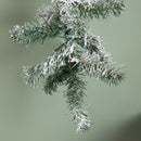 2.7m (9ft) Snow Flocked Woodcote Fir Christmas Garland