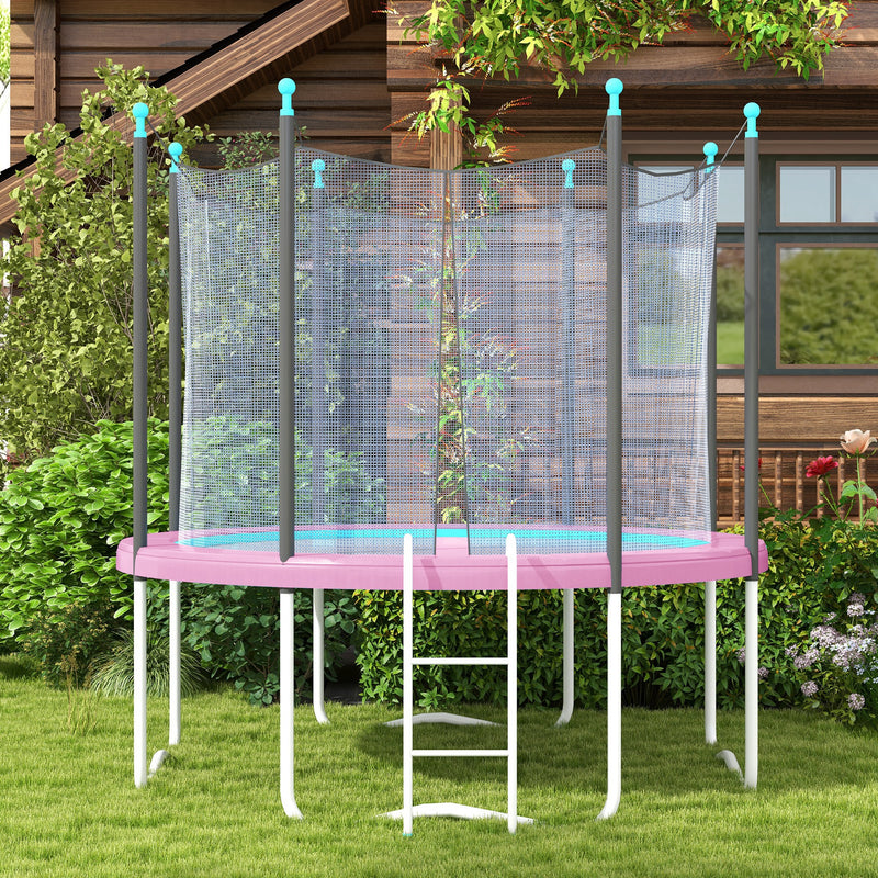 SPORTNOW 12FT Trampoline Pad Spring Cover, Waterproof, Pink
