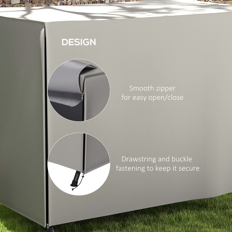 Outsunny Garden Furniture Protector Patio Swing Chair Cover - Grey