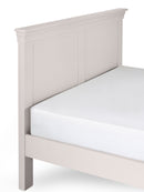 Clermont 135Cm Double Bed - Light Grey