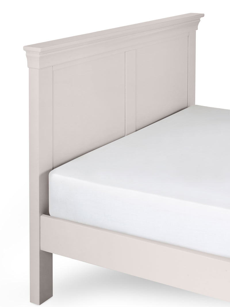 Clermont 135Cm Double Bed - Light Grey