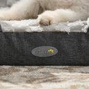 PawHut Dog Bed Calming Pet Bed Dog Mattress For Large Dogs - Charcoal Grey/Brown