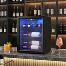 HOMCOM 16 Bottle Wine Cooler, 4-16°C Under Counter Drinks Beer Wine Fridge