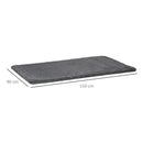 HOMCOM Fluffy Shaggy Rug 90x150 cm - Grey