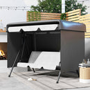 Outsunny Patio Swing Chair Cover Garden Furniture Protector 215x155x150cm Grey