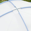 Outsunny Outdoor Gazebo Event Shelter Party Tent for Garden Light Blue