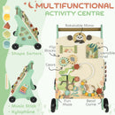 AIYAPLAY Wooden Baby Walker with Speed Control, Montessori-Inspired Centre