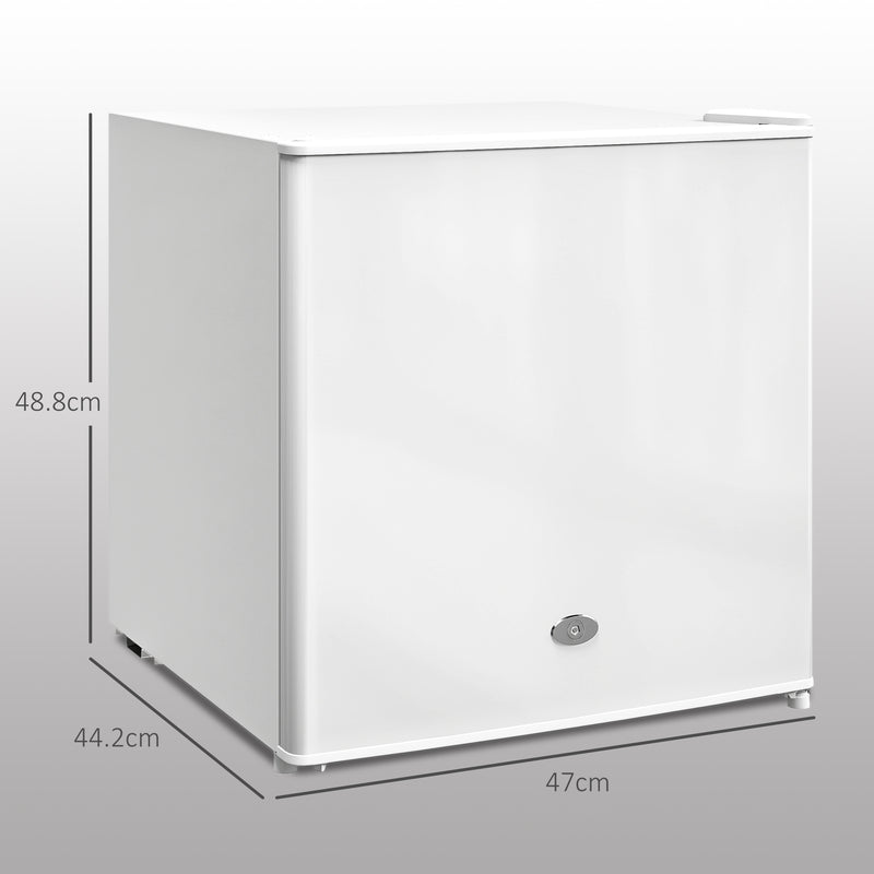 HOMCOM 35L Tabletop Freezer with Removable Wire Shelf and Two Keys