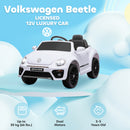 AIYAPLAY Volkswagen Beetle Licensed 12V Ride on Car w/ Remote Control