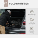 4 Wheel Rollator Walker With Seat Adjustable Mobility Walker With Bag, Gold Tone