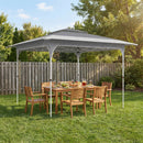Outsunny 3.5 X 3.5 M Pop Up Gazebo, UPF50+ One-Touch Party Tent, Dark Grey