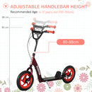 AIYAPLAY Kids Scooter with Adjustable Handlebar, Kick Scooter