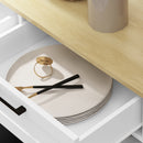 HOMCOM Sideboard with Trash Bin, Farmhouse Kitchen Sideboard with 2 Drawers
