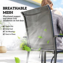 Outsunny 5 Pieces Outdoor Dining Set For 4, Patio Furniture Set, Dark Grey
