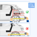 Pawhut Trapeze Collapsible Dog Pet Travel Box Cage Removable Tray 77 X 47 X 55cm