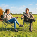 Outsunny Camping Chair Set of 2 Portable Folding Green