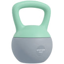 SPORTNOW 10KG Kettlebell With Soft Body And Non-Slip Handle, Grey And Green