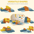 AIYAPLAY 9-Piece Soft Play Set with Detachable Cover for Kids Motor Skills