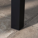 Outsunny Aluminium Outdoor Coffee Table Patio Table, Black