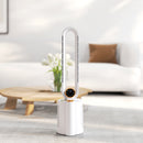HOMCOM Bladeless Tower Fan with UV Sterilisation & Humidifier, Oscillation