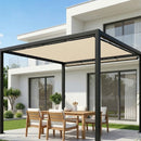 Outsunny Sun Shade Sail With UV Protection Beige