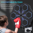 SPORTNOW Music Boxing Machine with Bluetooth Connection and LED Light