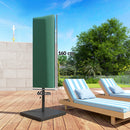 Outsunny Garden Parasol Cover For 2-4m Umbrella Protector, Dark Green