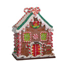 23cm Battery Operated LED Christmas Gingerbread Candy Chalet Decoration