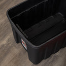 11L/37L/140L Black and Red Small Tuff Stackable Storage Box with Lid and Carry Handles