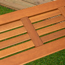 Samuel Alexander Coniston 2 Seater Outdoor Wooden Garden Bench Stool