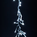 960 LED 12.4m Premier Cluster Indoor Outdoor Multi Function Mains Operated Christmas Lights with Timer on Clear Cable in Cool White