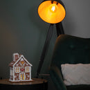 24cm Battery Operated Light up Christmas Gingerbread House Chalet with LEDs