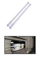 Telescopic Cupboard & Fridge Storage Bars 41-71cm Pack of Two