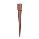 75mm x 75mm (3" x 3") Metal Garden Fence Post Holder & Spike